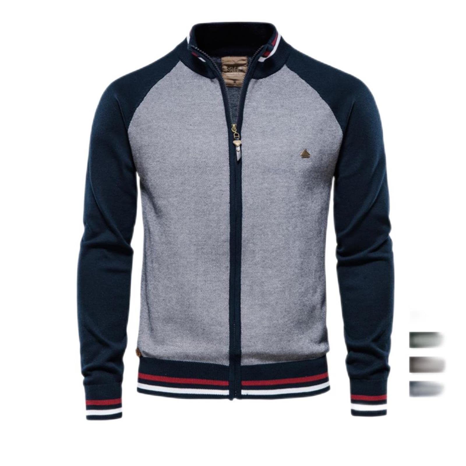 Cardigan da uomo di strada Casual maglione di cotone da uomo inverno di marca di moda cardigan da uomo