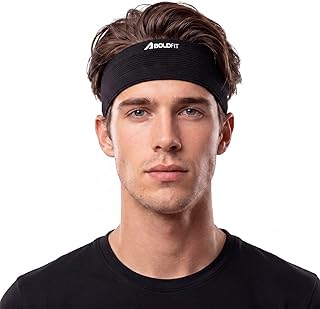 Boldfit Head Band for Men & Women Unisex Gym Hair Band Sweat-Wicking Wide Headband for Workout, Running, Sports & Outdoor ... Price In India