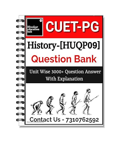 CUET-PG History [HUQP09] Question Bank Book 3000+ Question Answer As Per Updted Syllabus 2025