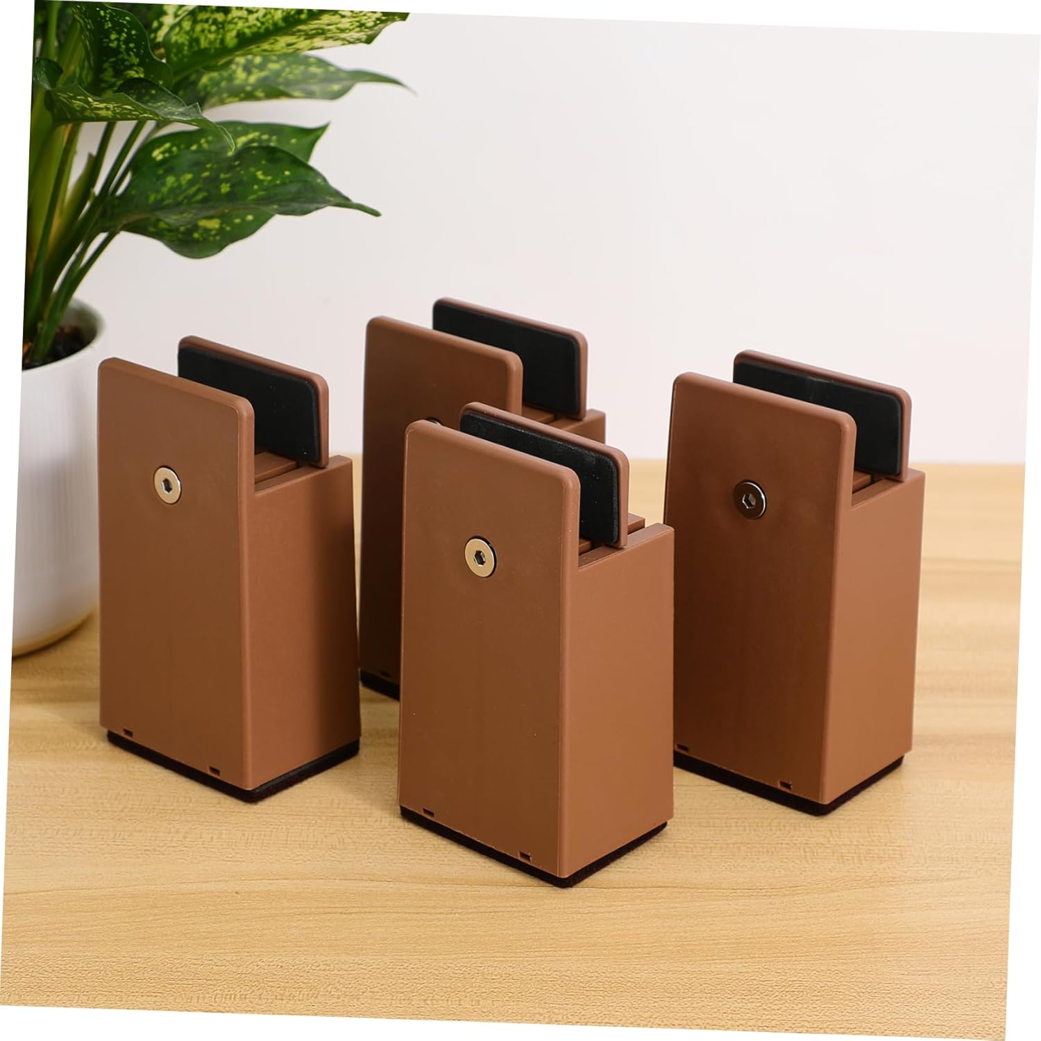 4pcs Elegant Table and Chair Leg Covers for Bed Desk Sofa Chair Great Stability