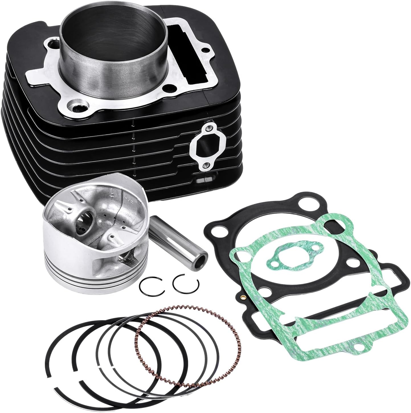 83mm Bore Cylinder Piston Gasket Kit For Yamaha Big Bear 400 Kodiak 400 YFM400 1993-2013 Repalce# 4GB-11310-00-00 1UY-11181-01-00 Cylinder Piston Gasket Top End Kit 4GB-11631-00-Y0