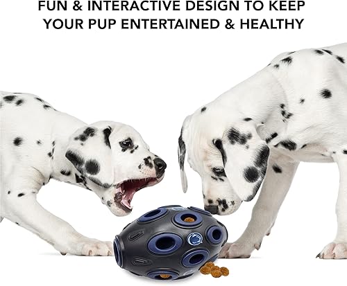 Miniatura 9 de Pets First NCAA Ohio State Buckeyes Football Treat Dispensing Toy for Dogs and Cats, Rubber Ball Dog Toy, Interactive Fun Dog Treat Toy, Natural