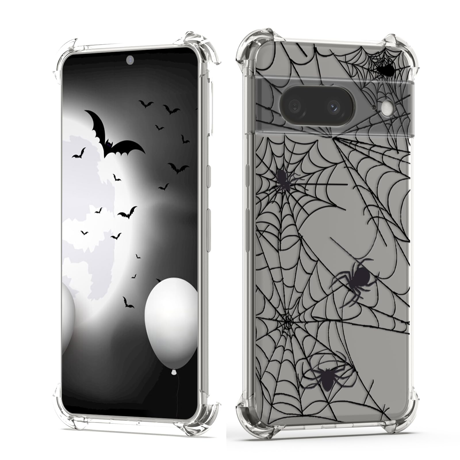 Coque souple en TPU anti-rayures pour Google Pixel 8 Halloween - 8