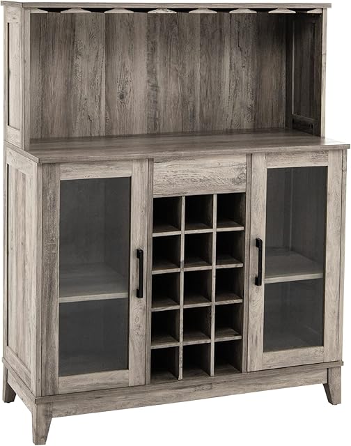 Dining Living Room Buffet Cupboard (Grey)
