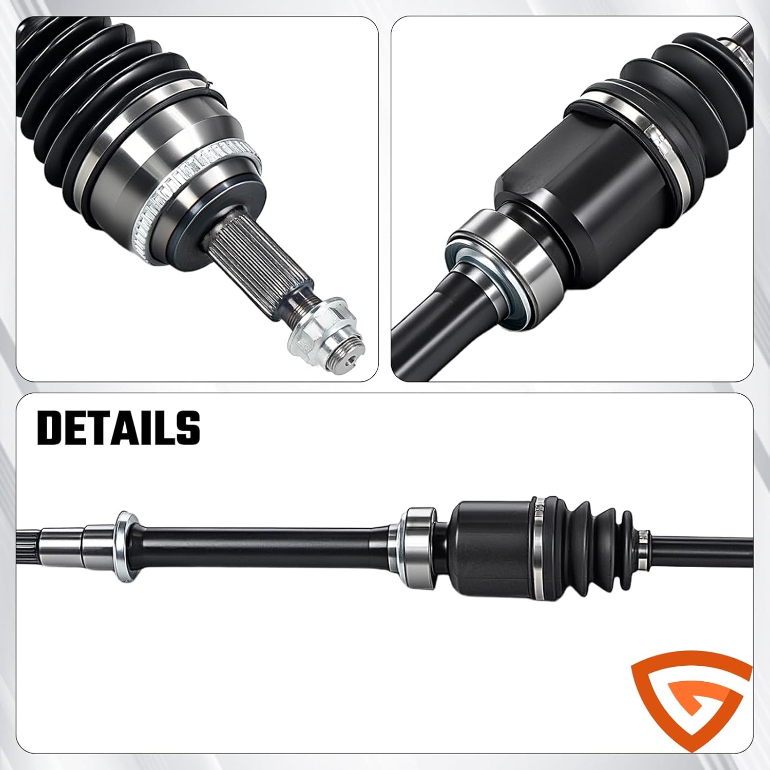 CV Drive Axle Shaft Assembly Compatible with Toyota Camry, Avalon, Highlander, Solara & Lexus ES350, RX330, RX350, 2.5L 3.0L 3.3L 3.5L, Front Right Passenger Side # 66-5265