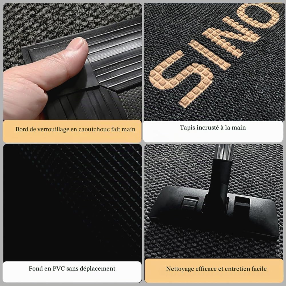 Paillasson Personnalisé avec Logo et Texte Dos Antidérapant Tapis Personnalisable Animaux pour Entrées Famille Commerces Supermarchés,90x120cm