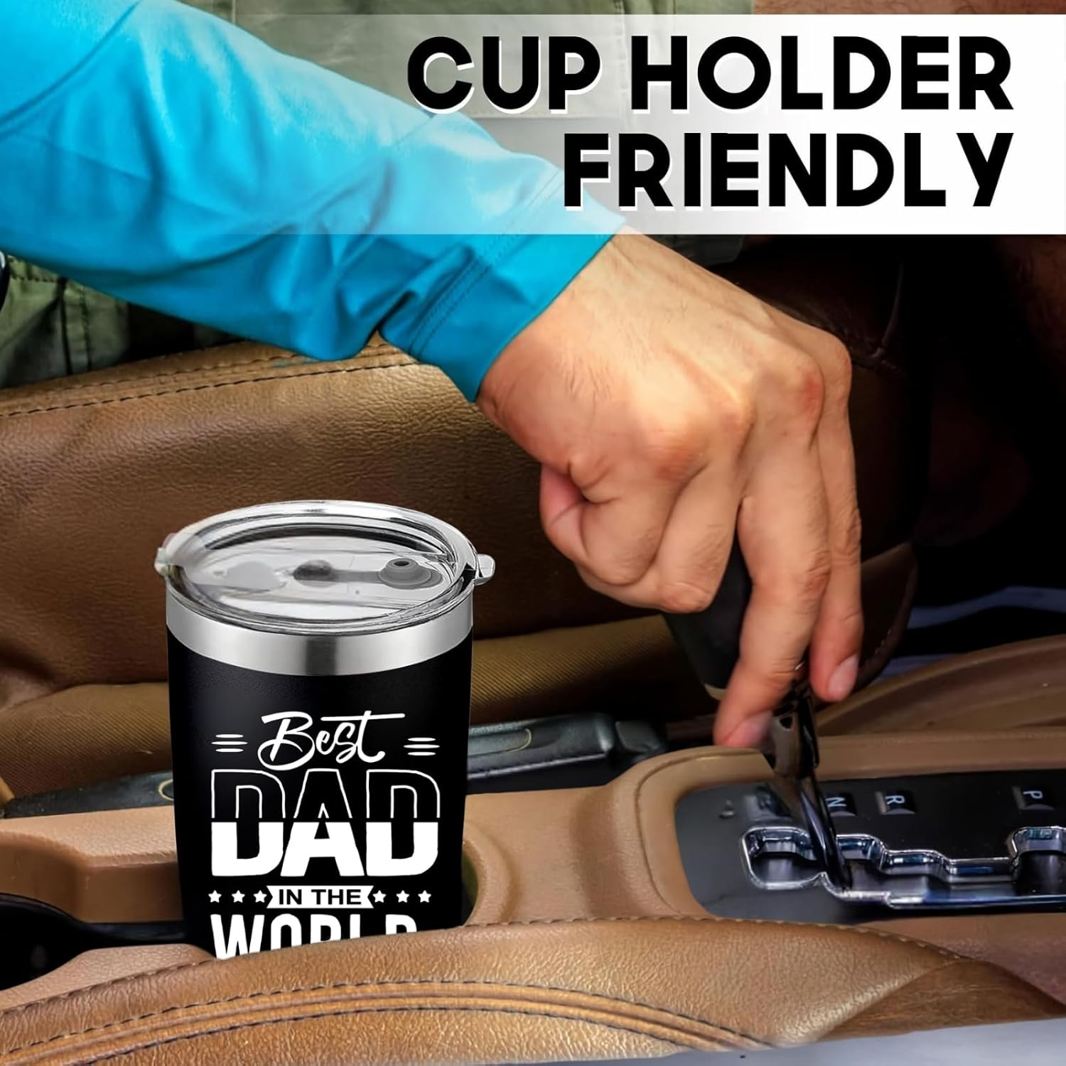 Christmas Gift For Dad - Birthday Gifts For Dad From Daughter, Son, Kids - Husband Gift - Birthday Present Ideas For Father, New Papa, Bonus Father From Daughter, Son - 20 Oz Tumbler - Image 5