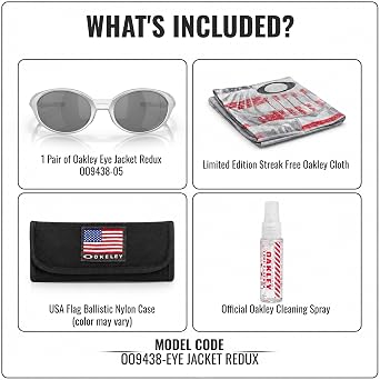 Oakley Eye Jacket Redux Oo9438 長方形サングラス 公式アイウェアキット付き
