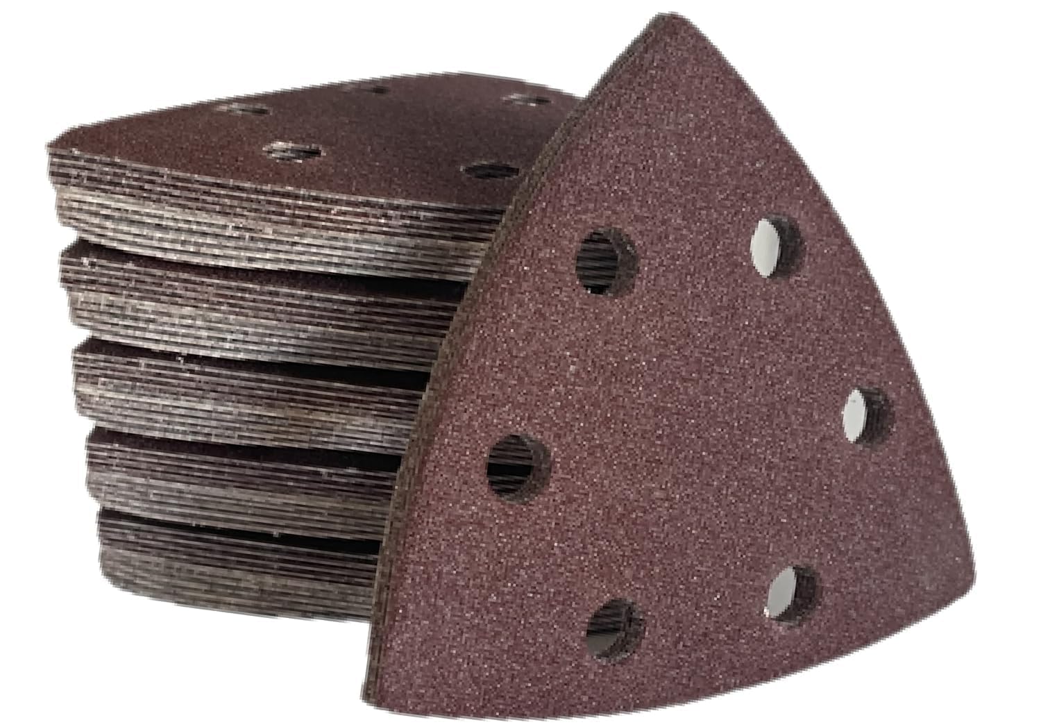 Carta Vetrata Triangolare - 120 Pezzi, Grana 40-400 | Con Velcro Per Levigatrici - Foto 9