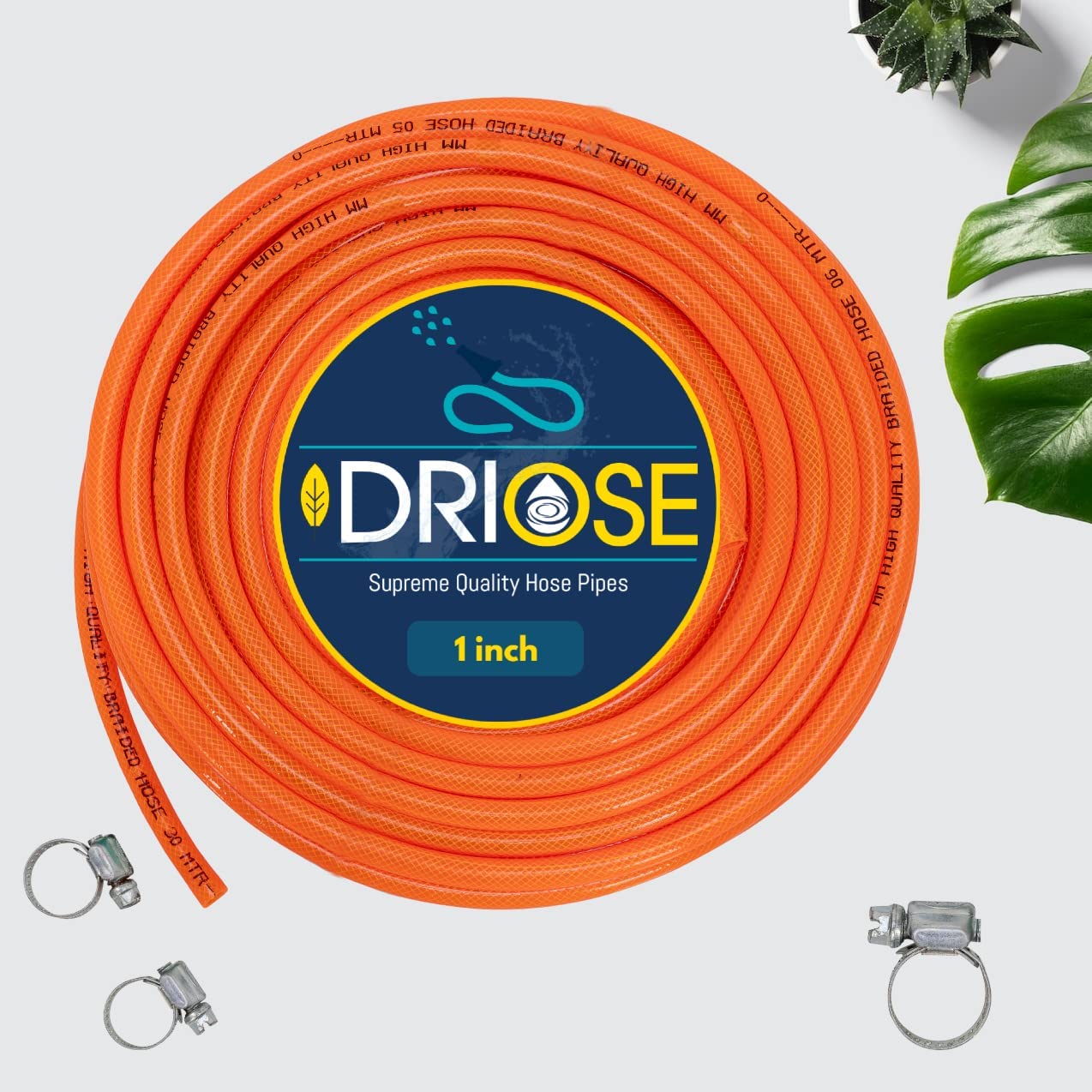 See full amazon price history chart for DRIOSE Garden 3 Layered Heavy Duty Braided Water Hose Pipe, with 3 Clamps for Watering Home Garden, Car Washing, Floor Cleaning & Pet Bathing (1 Inch Braided Hose Pipe, 30 Metres) DRIOSE Garden 3 Layered Heavy Duty Braided Water Hose Pipe, with 3 Clamps for Watering Home Garden, Car Washing, Floor Cleaning & Pet Bathing (1 Inch Braided Hose Pipe, 30 Metres) (B0BLLQTYT1) Amazon Price History, Amazon Price Tracker