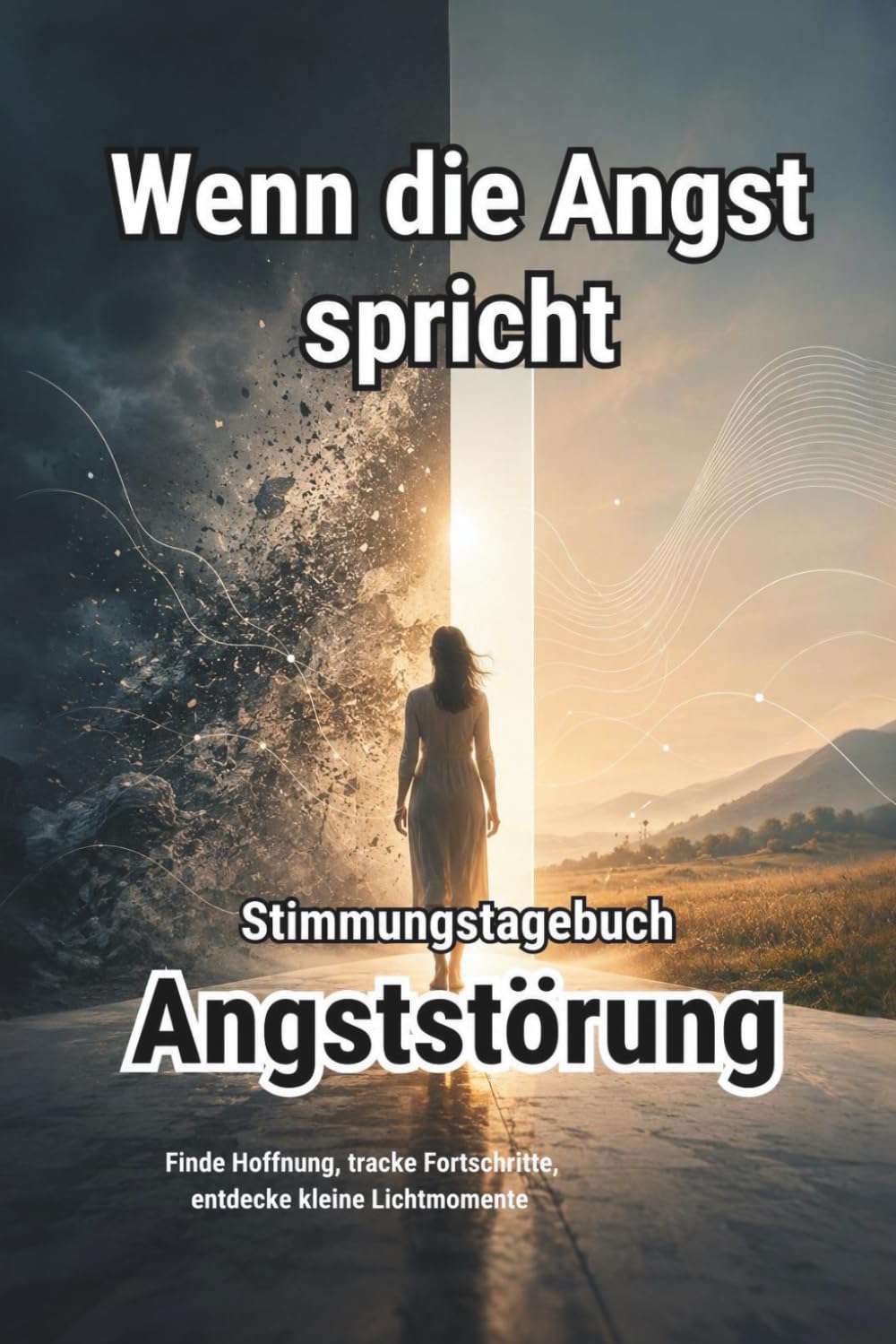 WENN DIE ANGST SPRICHT – Stimmungstagebuch für Menschen mit Angststörungen - Journal: Angststörung Panikattacken Angst bewältigen Tagebuch Tracker Reflexionen