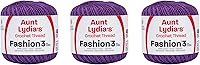 Vista 21 de Aunt Lydia Fashion Crochet blanco – 3 unidades de 150y/449.5 ft – Algodón – Calibre 3 – Crochet