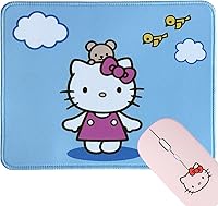 Vista 1 de Alfombrilla de mouse de Hello Kitty, accesorios de escritorio, cosas de Hello Kitty, alfombrillas de mouse Kawaii para escritorio, computadora, Rosa