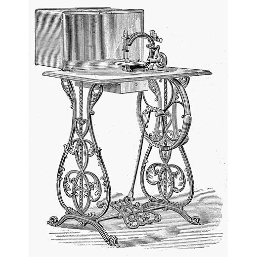 Sewing Machine Ndetails Of The Willcox & Gibbs Sewing Machine Line Engraving American Mid 19Th Century Poster Print by (24 x 36)