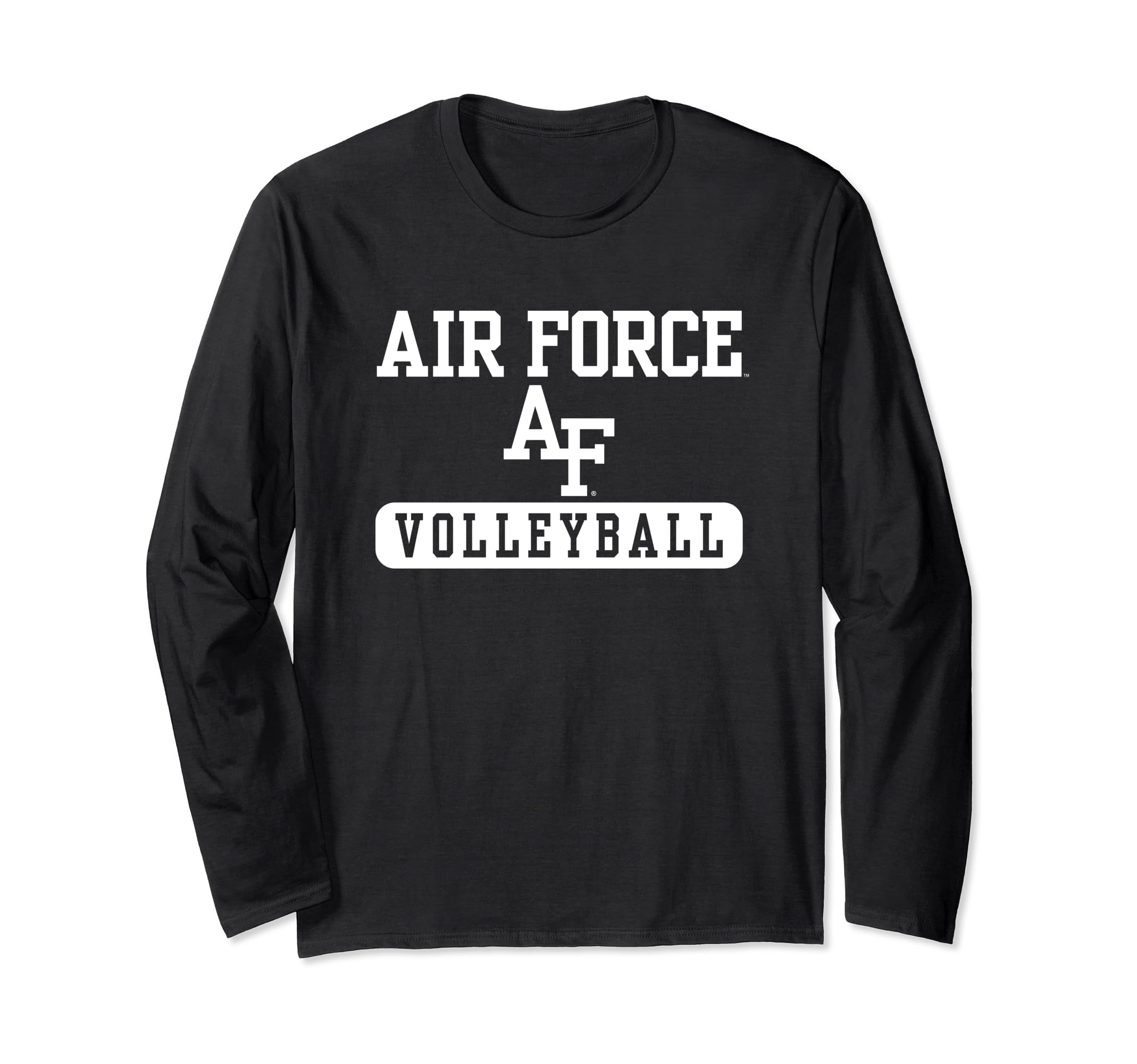 Air Force Falcons Volleyball Logo Officially Licensed Long Sleeve T-Shirt