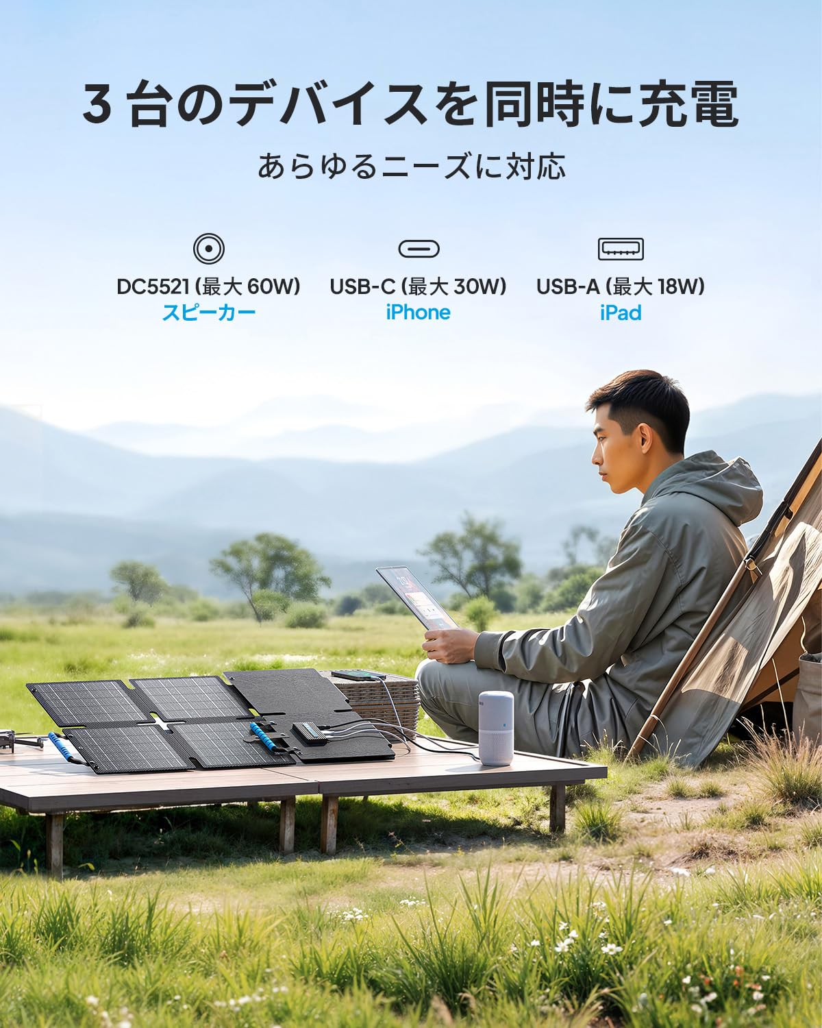 BLUETTI 60W ソーラーパネル Amazon.co.jp: BLUETTI 60W ソーラーパネル IP65 防水防塵 ソーラー