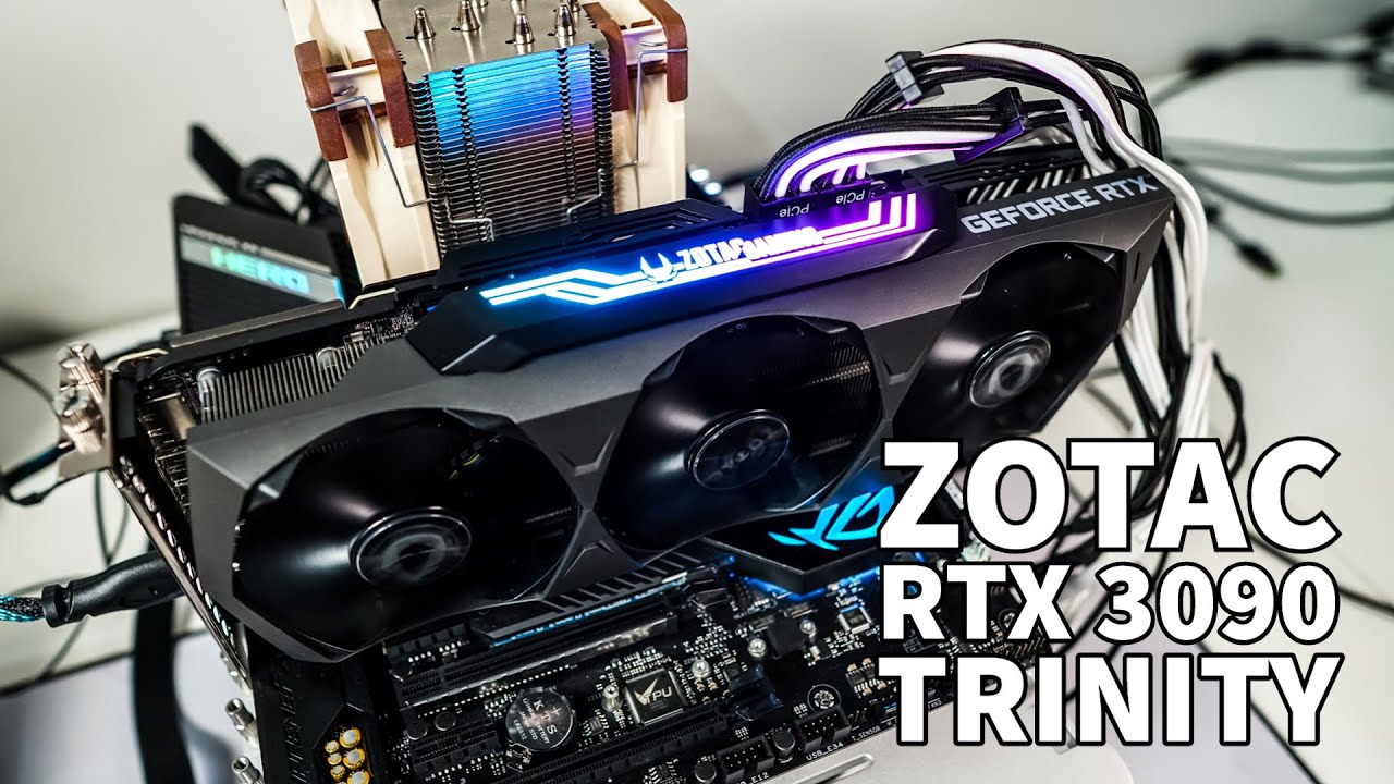 ZOTAC GeForce RTX 3090 Trinity 新品 ZOTAC Gaming GeForce RTX™ 3090 Trinity OC 24GB GDDR6X 384
