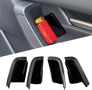 Door Storage Box for 2022-2025 Mazda CX60 2024-2025 Mazda CX70 CX80 CX90 Door Organizer Tray Slot Pockets Car Interior Protection Accessories 4Pcs
