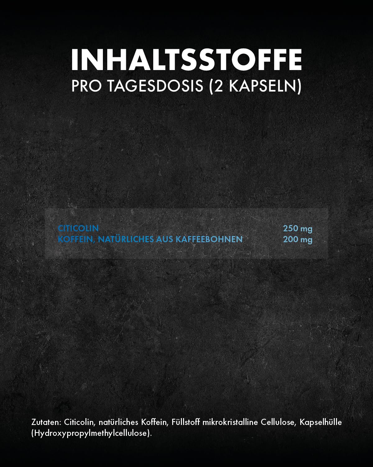 OS NUTRITION Götterpuls Fokus Kapseln mit Koffein und Citicolin – 120 Kapseln