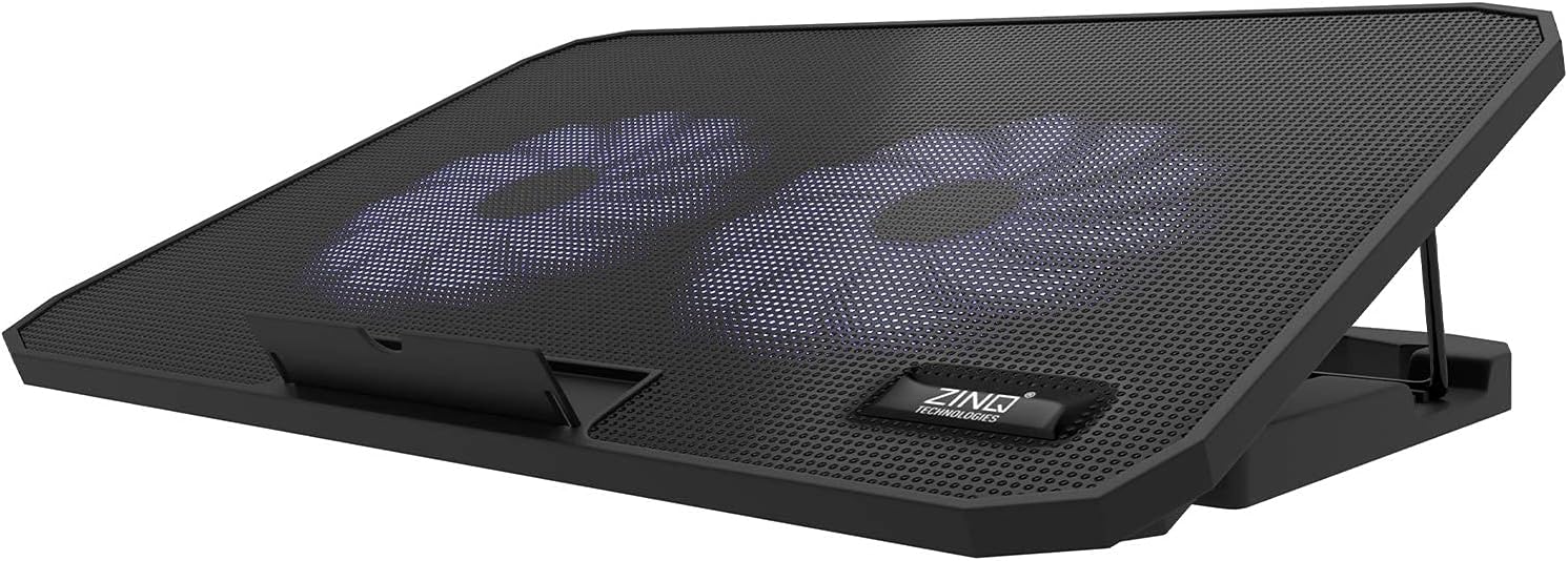 (Refurbished) Zinq Technologies Cool Slate Dual Fan Cooling Pad for