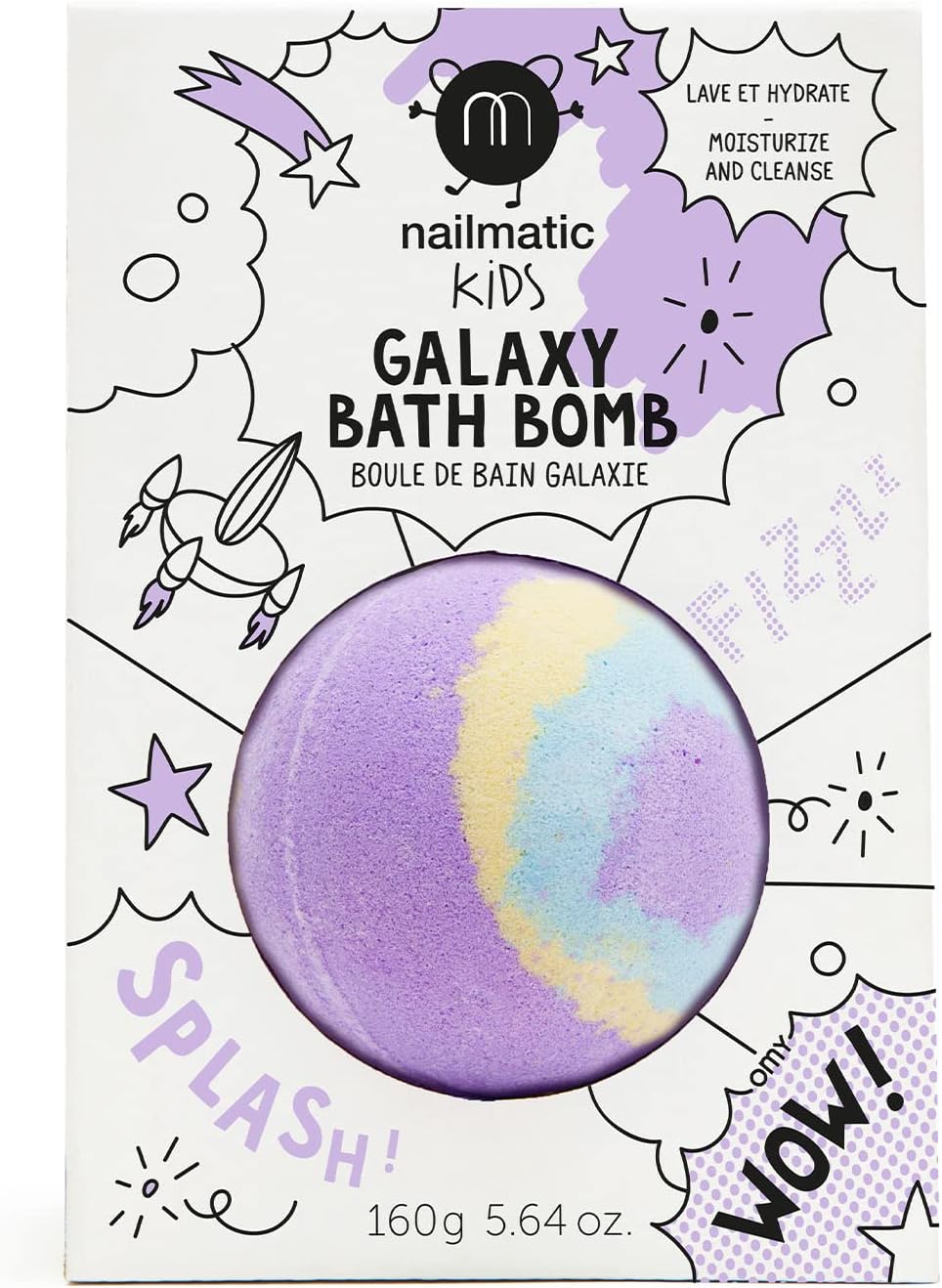 NailmaticKIDs Pulsar Bath Bomb, Purple