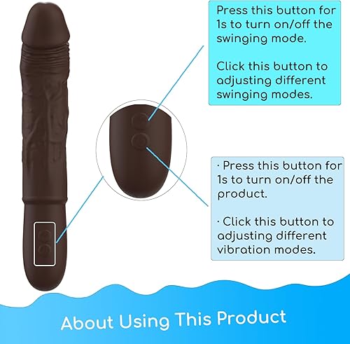 Miniatura 6 de Juguetes para Adultos de 8 Modos Potentes para Mujeres Regalos Portátiles Divertidos Juguetes Realistas La Mayoría de Máquinas de Placer para