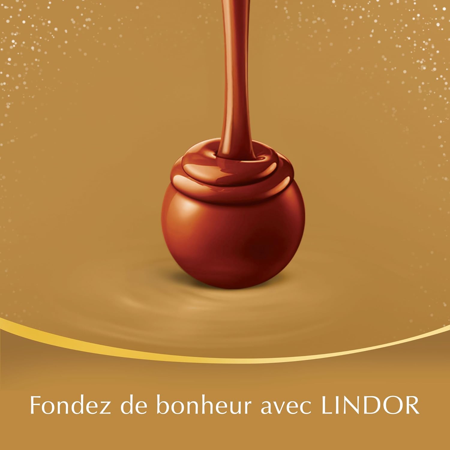 Lindt - Coffret LINDOR Tradition Or en métal - Assortiment de Chocolats au Lait, Lait-Noisettes, Noirs et Blancs - Cœur Fondant - 400 g — image 3