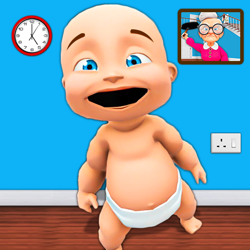 Unartiges Baby entkommt Omas Haus: Spaß mit alten Lehrer-Streichen