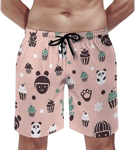 Amazon Co Jp ビーチパンツ パンツ 萌え かわいい パンダ柄 ショートパンツ メンズ ハーフパンツ サーフパンツ 海水パンツ ボードショーツ スイムウェア 半ズボン 半パンツ ５分丈 カジュアル 短パン 夏 通気 速乾水陸両用 スポーツ アウトドア ファッション