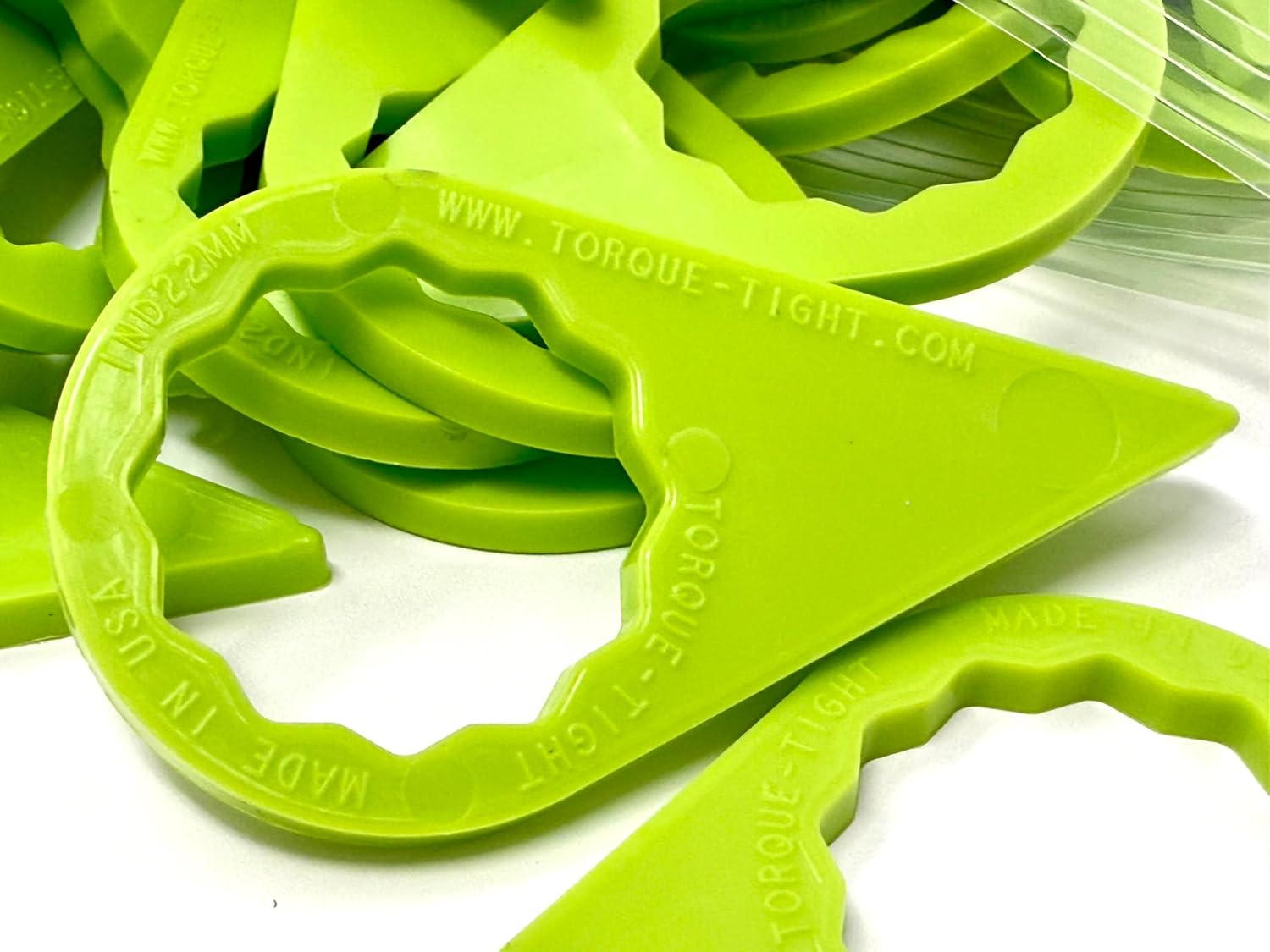 Torque-Tight™ 22mm (7/8") Lug Nut Indicators, 1/8" Thick – Visual Safety Markers for Wheel Torque – Commercial Fleet & Trailer Use – Made in USA (Green)