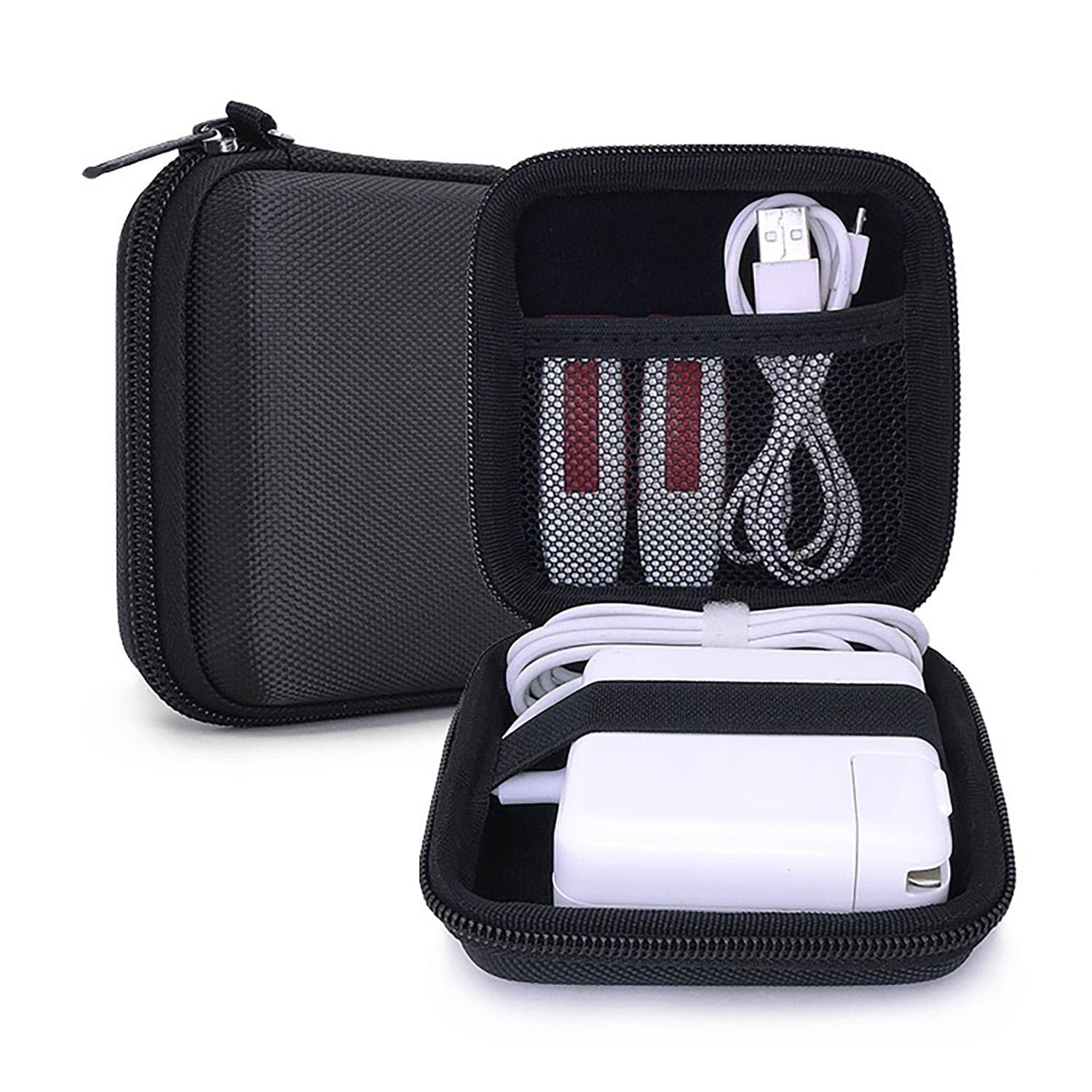 Étui de Protection pour Gameboy Advance SP GBA SP, Housse Rangement Portable, Chargeur MacBook, Accessoires (Noir)