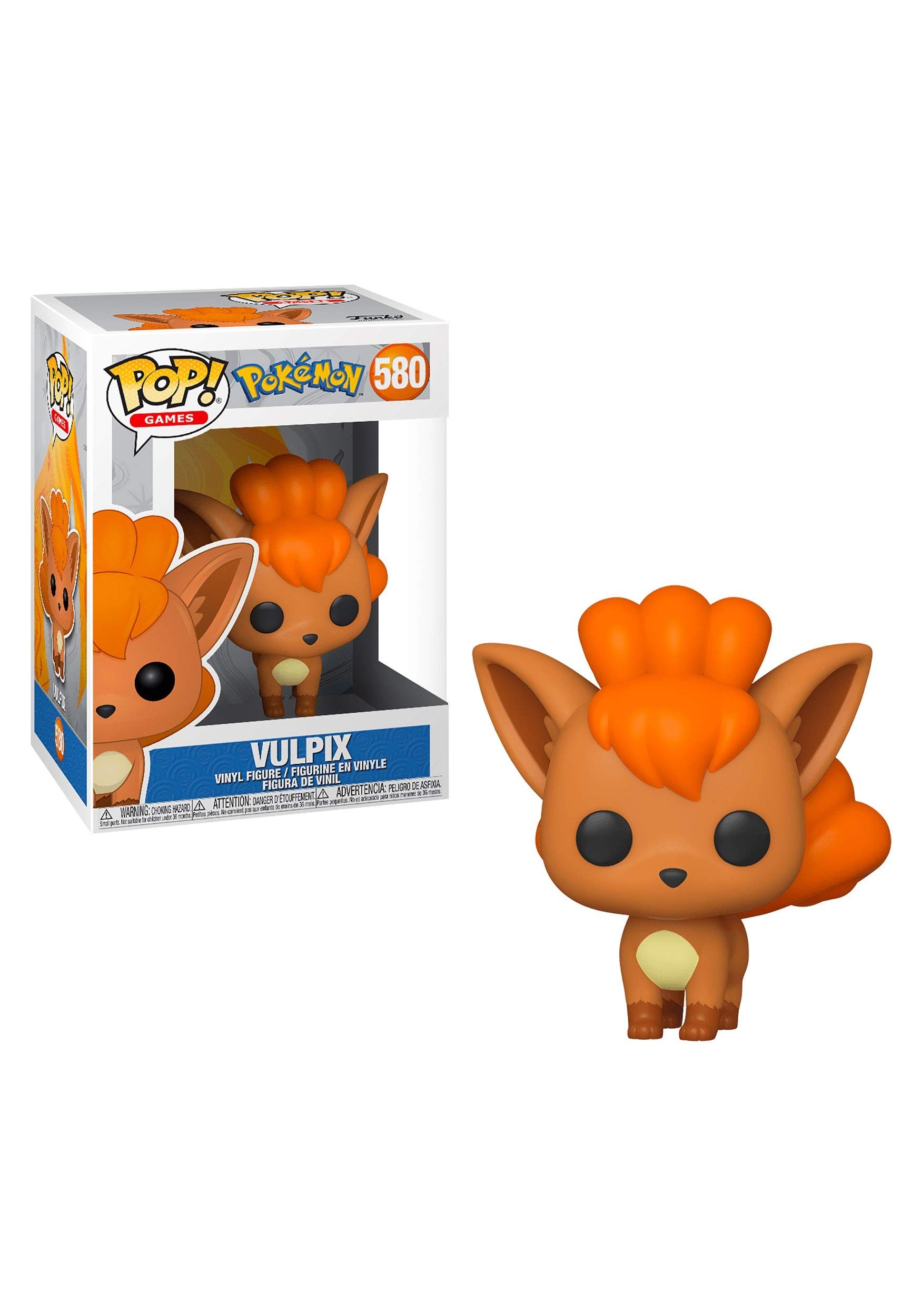 Amazon.com: Funko Pop! Games: Pokemon - Vulpix Vinyl Figure