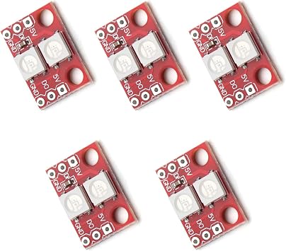 Arm RGBS Animation Controller with Arm Microcontroller for Programmable 2 Pixel WS2812 5050 RGBS LED Module Dynamic Lighting Display Arm Microcontroller