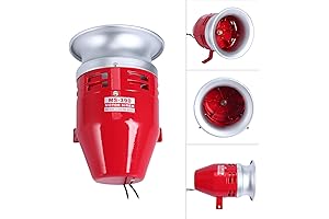 YaeCCC Motorcycle Siren Buzzer with 125 dB Decibel Output for Enhanced Safety