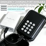 Smart Key Lock Box, Bluetooth Key Lock Box, Wall Mounted Smart with TTLock App, App Controlled Lock Box for Keys, IP65 Waterproof Key Box WiFi for Home, Office