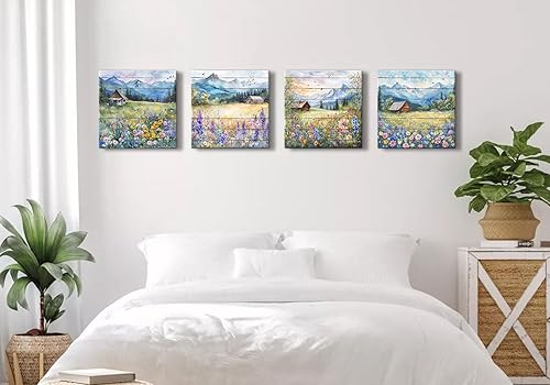Miniatura 446 de Arte de pared de naturaleza con plantas verdes, decoración de pared de hojas botánicas tropicales, impresiones en lienzo para dormitorio, Hoja