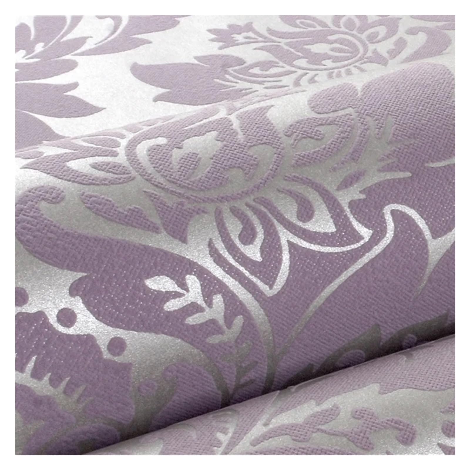Papier peint en relief haut de gamme motif floral 3D texturé salon
