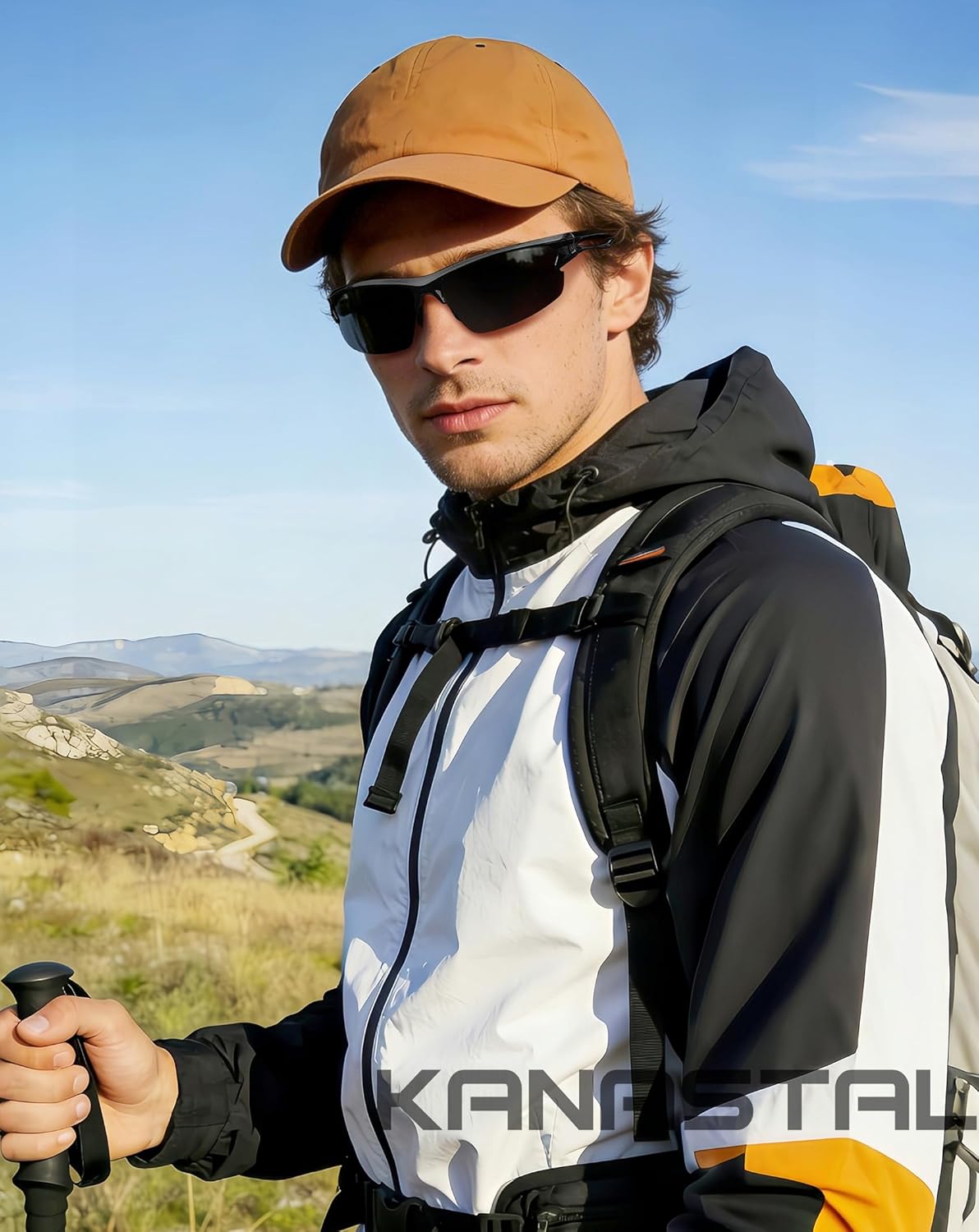 KANASTAL Sports Sunglasses Men Women Polarized Running Sunglasses UV400 Cycling Motorcycle Fishing Sun Glasses Half Frame - Image 2