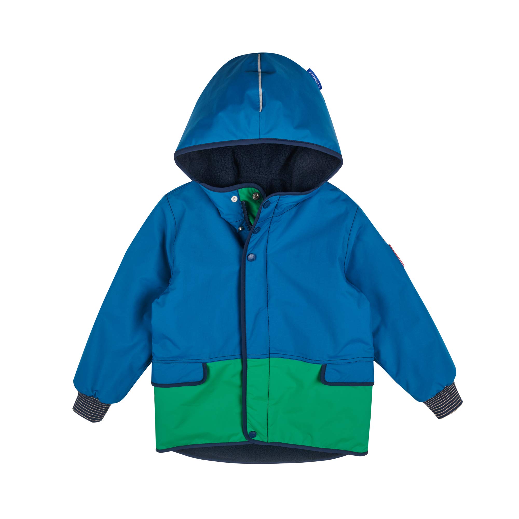 Finkid Pikku Mukka wendbarer Kinder Outdoor Winterparka mit Teddyfleece