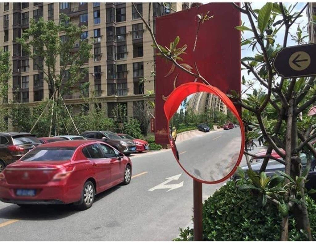 Wypukłe lustro bezpieczeństwa Lustro drogowe Wąska droga Szerokokątne Jasne lustro drogowe, piwnica Garaż Blind Spot Mirrorroads Samochodowe lustro drogowe 60-120 cm Lustro bezpieczeństwa ruchu Wypu