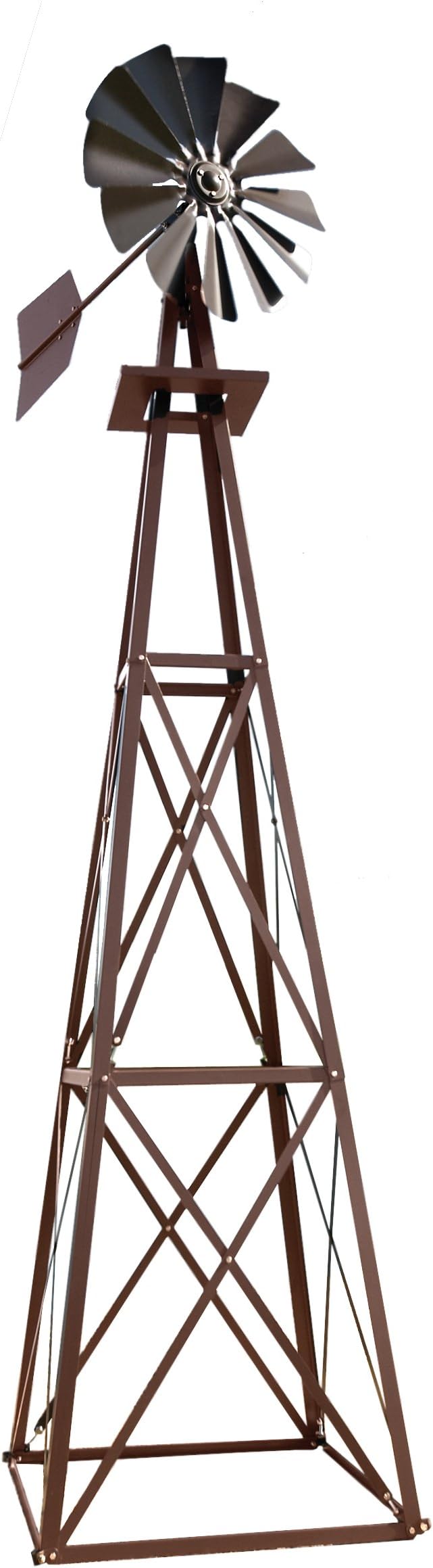 Large Bronze Powder Coated Backyard Windmill