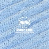 HOMEXCEL 5 Pack Microfibre Hair Towels - 101 x 51 CM Super Soft, Fast Drying Turbans for Long, Thick, Curly Hair - Anti Frizz Wrap with Elastic Strap - 2