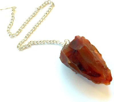Raw Carnelian Pendulum