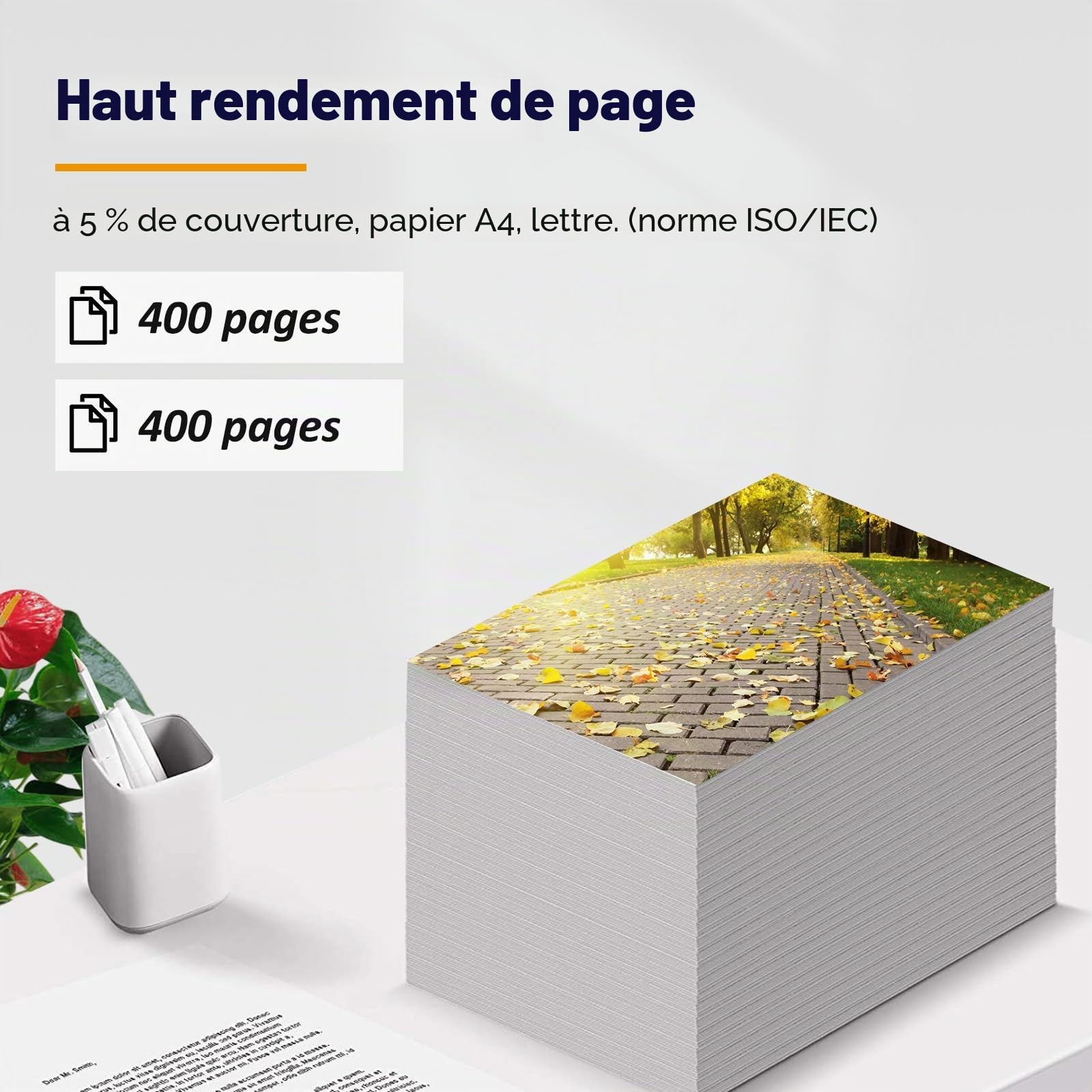 575XL PG575XL Cartouche d'encre 2 Noir Compatible pour Canon PG-575 PG-575XL pour PIXMA TS3550i TS3551i TR4750i TR4751i Imprimante Multipack