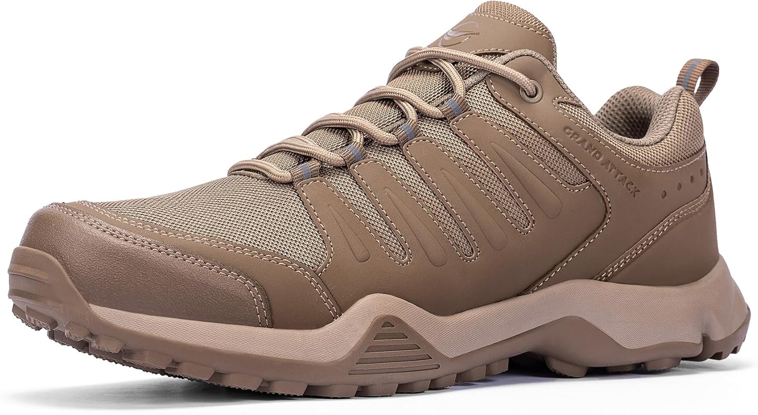 Grand Attack Men’s Waterproof Hiking Shoes Lightweight Approach Trekking Comfortable Backpacking Boots Non Slip Work Shoes Outdoor Camping Travel Sneakers Grand Attack Men’s Waterproof Hiking Shoes Lightweight Approach Trekking Comfortable Backpacking Boots Non Slip Work Shoes Outdoor Camping Travel Sneakers