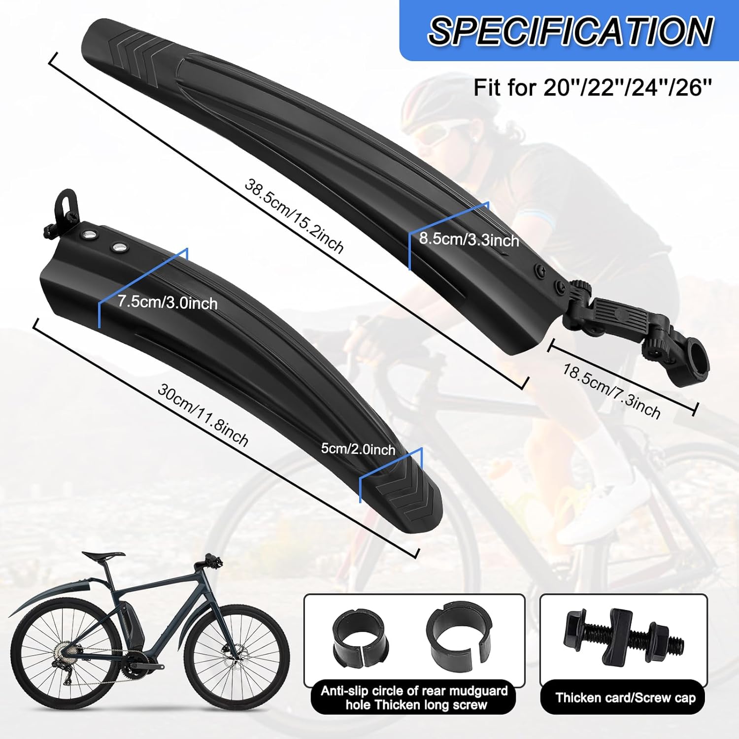 Rockbros 26 Mountain Bike Fenders Mtb Mud Guard ROCKBROS Bike