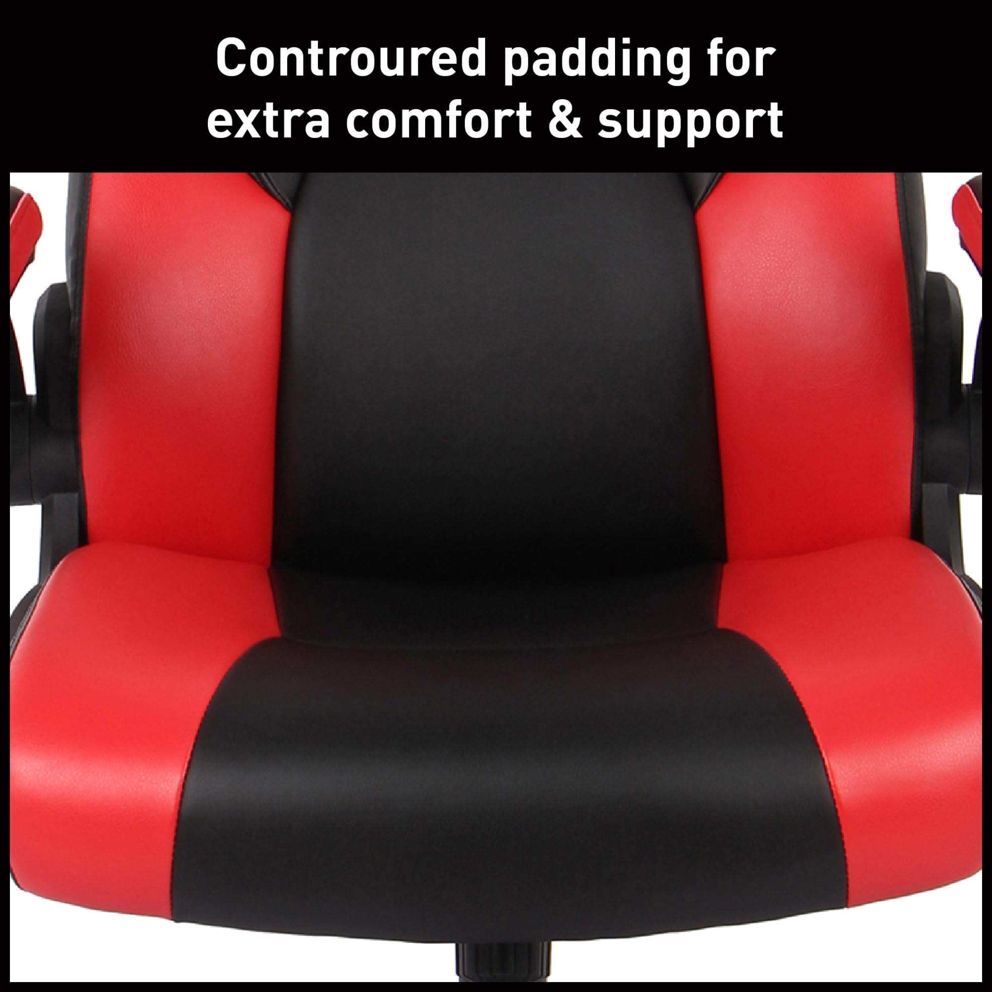 Amazon.com: Realspace RS Gaming™ RGX Faux Leather High-Back Gaming