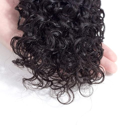 Miniatura 6 de Amella, cabello 8A, brasileño, rizado. 1 paquete de 24 pulgadas, 100% sin procesar, cabello humano virgen, color negro natural