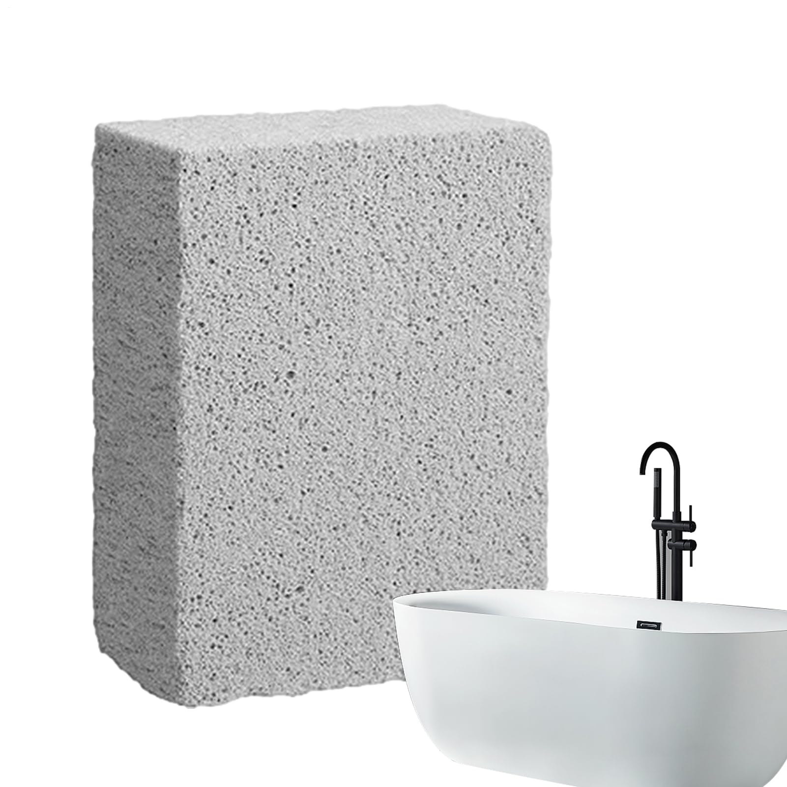 Bloque De Limpieza - Paquete De 8 Estropajos Para Eliminar Manchas | Difíciles | Limpiador De Azulejos Para Piscinas Y Herramienta De Fregado | Piedra Pómez Resistente E Inodoro Para Azulejos D