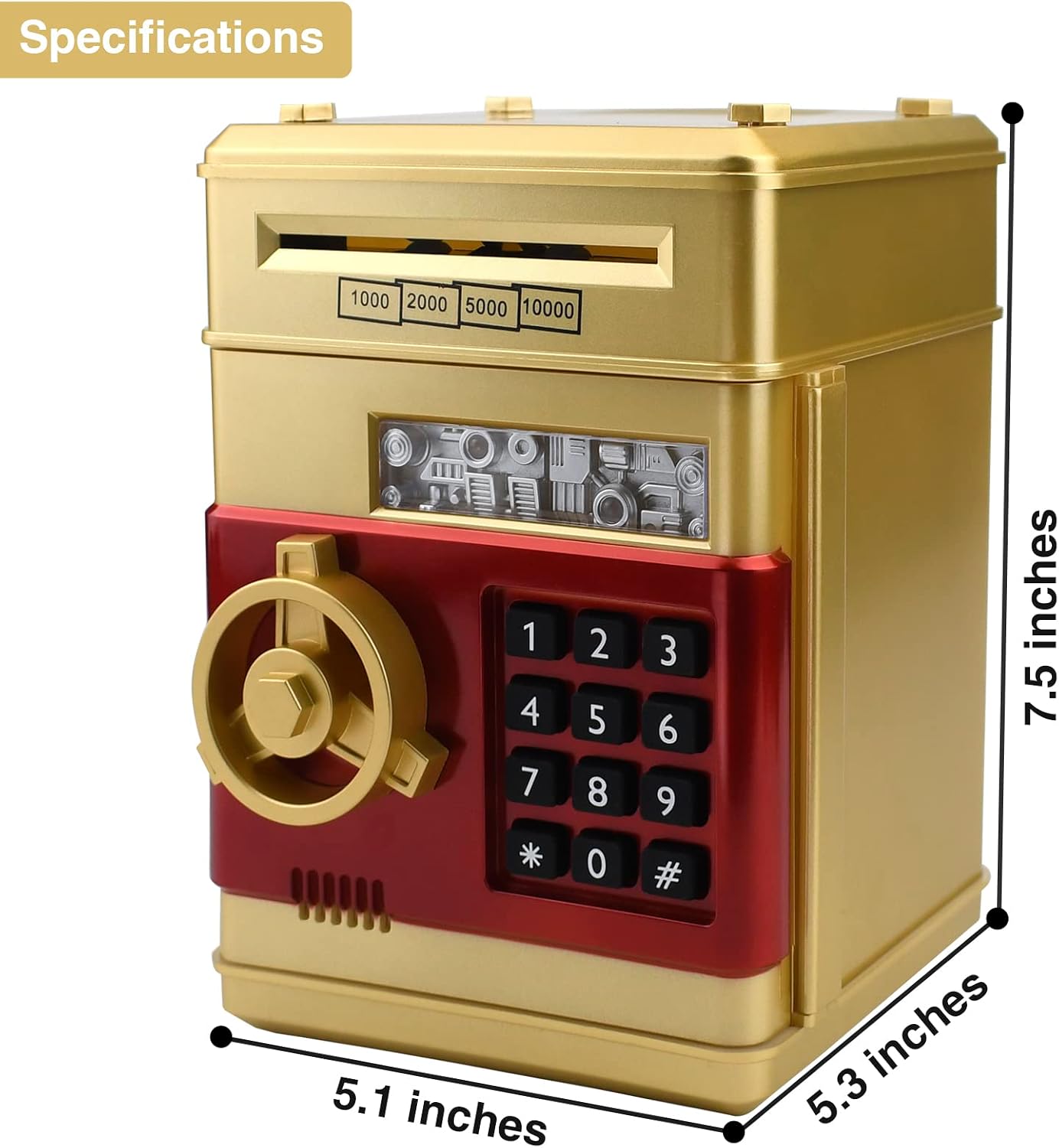 Piggy Bank Kids Atm Electronic Password